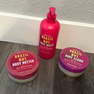 Trader Joe’s Brazilian Nut Body Trio (Butter, Wash, & Scrub) RARE